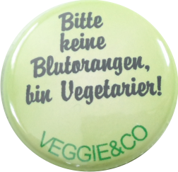 Veggie Blutorangen Button